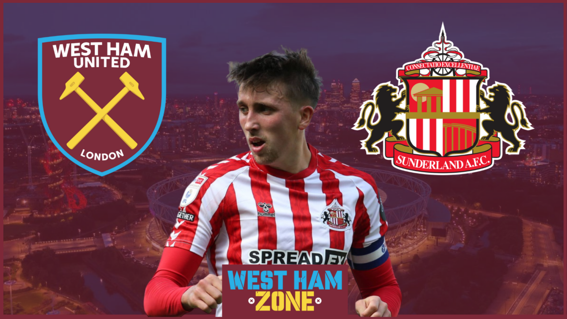 West Ham badge, Sunderland badge, Dan Neil