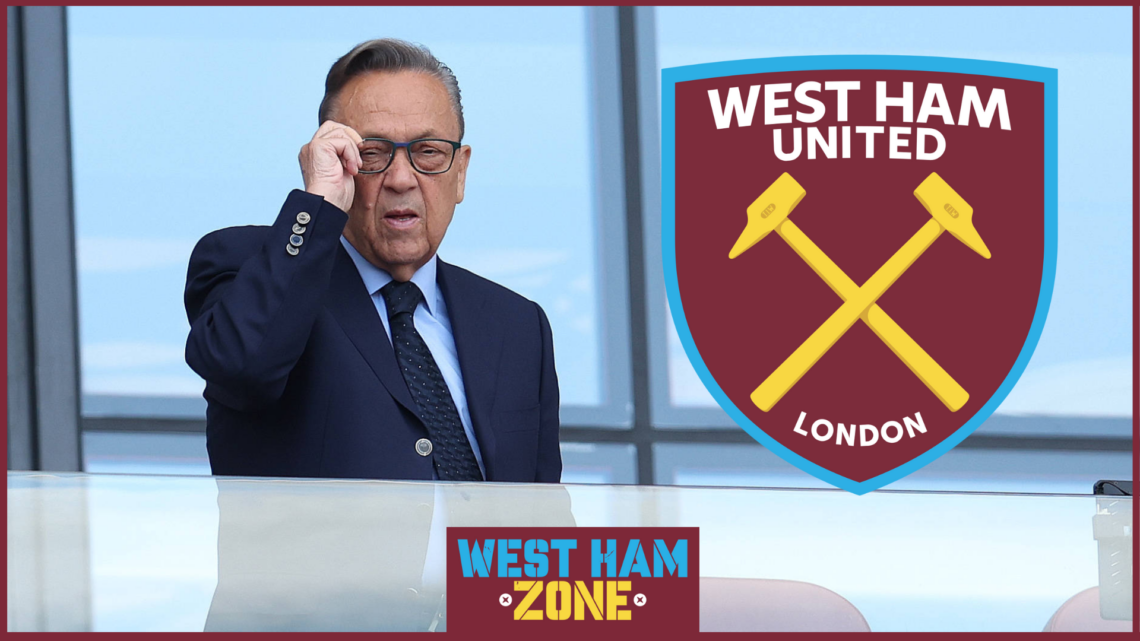 West Ham badge, David Sullivan