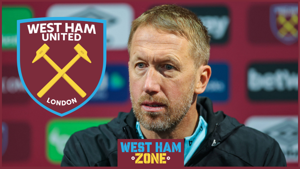 West Ham badge, Graham Potter