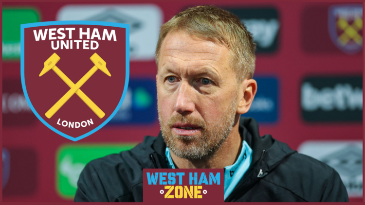 West Ham badge, Graham Potter
