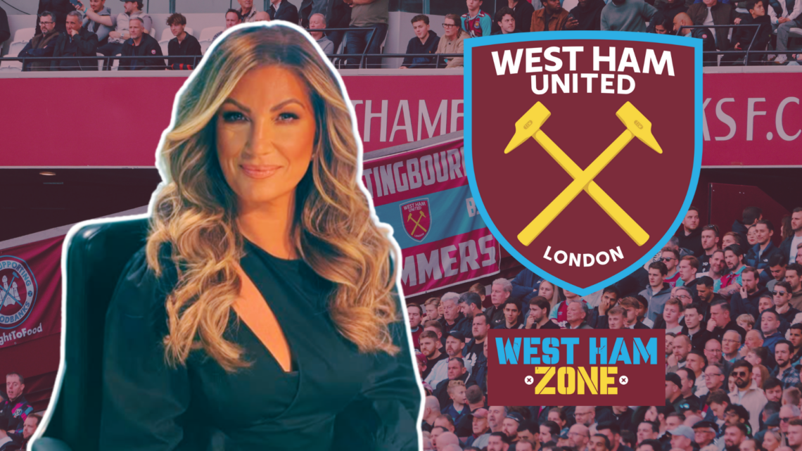 West Ham badge, Karren Brady