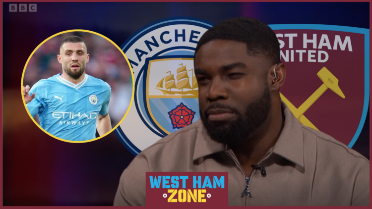 West Ham, Man City badges, Michah Richards and Mateo Kovacic