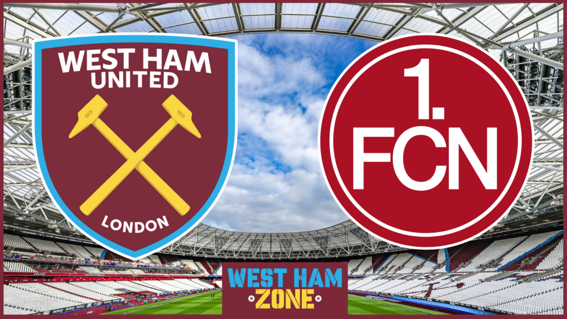 West Ham United FC Nurnberg badges