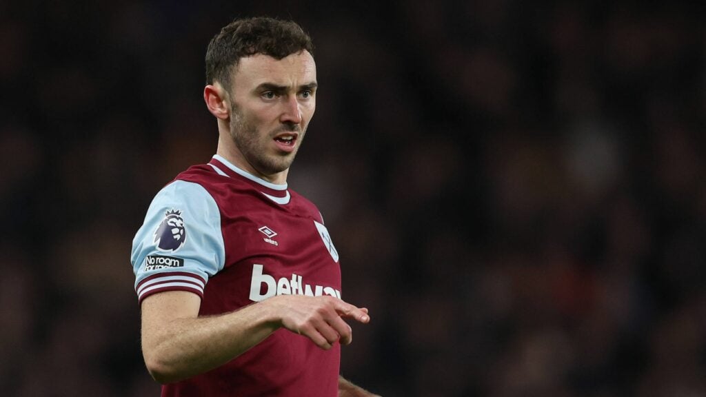 West Ham midfielder Andy Irving.