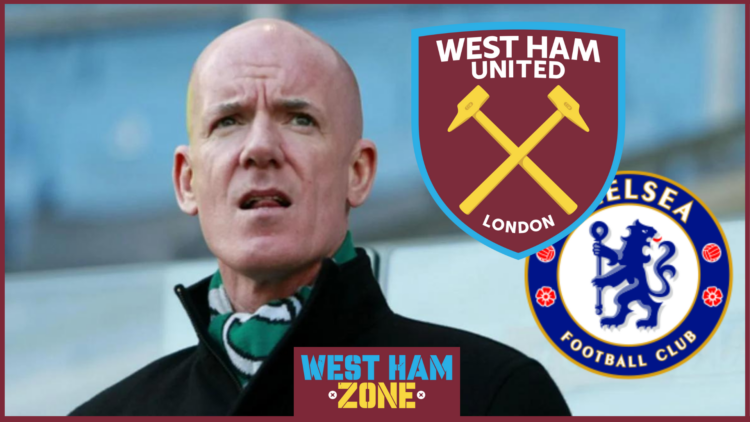 Dermot Gallagher, West Ham United badge, Chelsea badge
