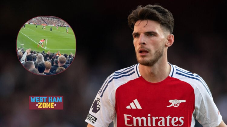 Declan Rice left West Ham for Arsenal in 2023.