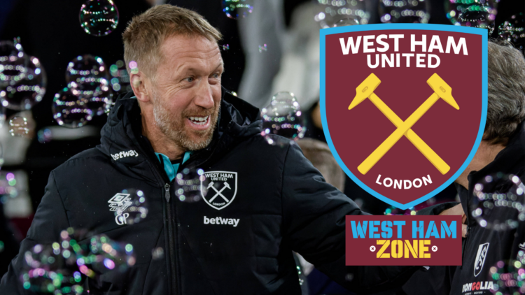 Graham Potter, West Ham badge