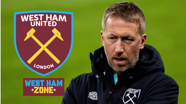 Graham Potter, West Ham badge