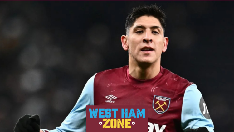 Picture of West Ham midfielder, Edson Alvarez.