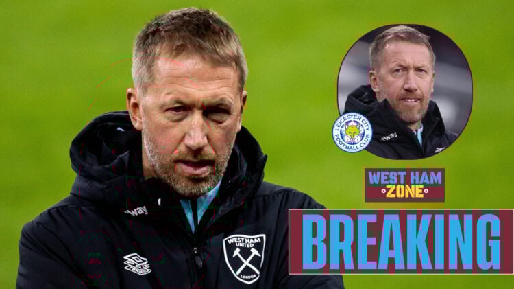 West Ham Leicester City Graham Potter