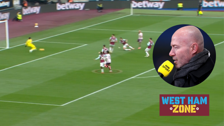 West Ham Alan Shearer Alphonse Areola
