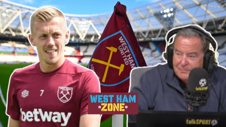 James Ward-Prowse Jeff Stelling West Ham