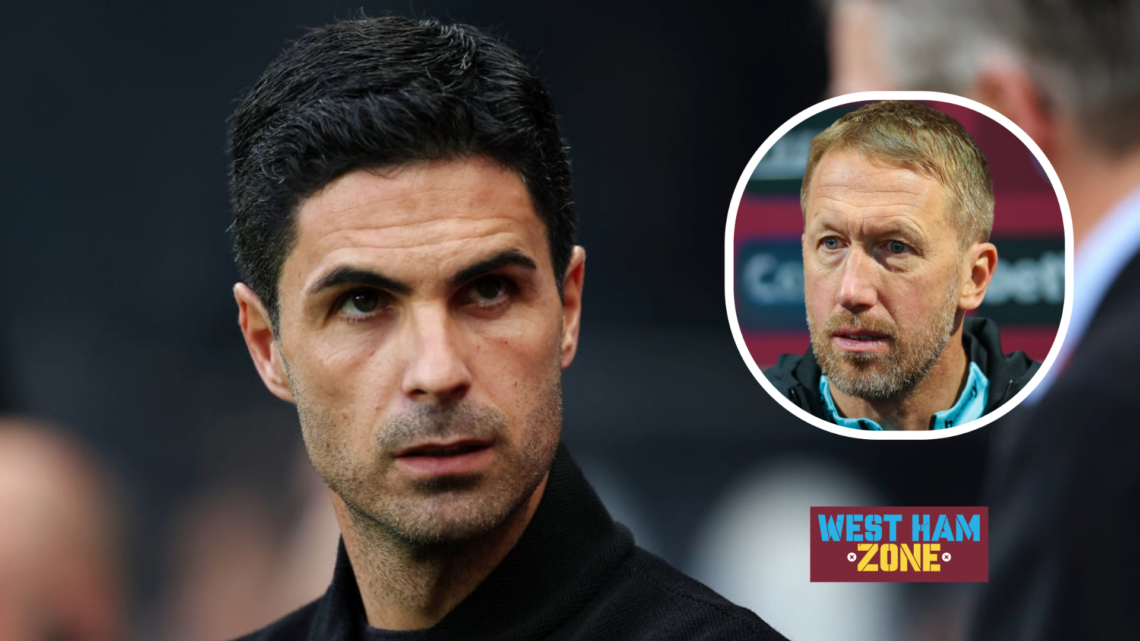 Mikel Arteta Graham Potter West Ham