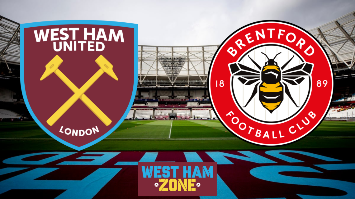 West Ham Brentford badges