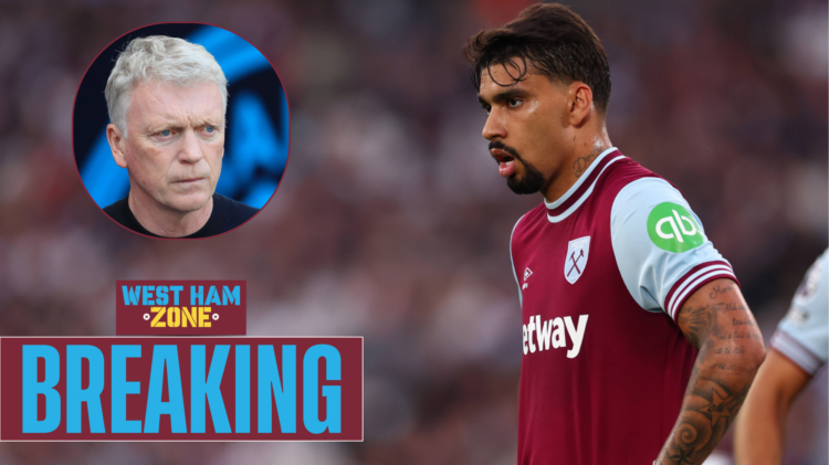 David Moyes Lucas Paqueta West Ham United
