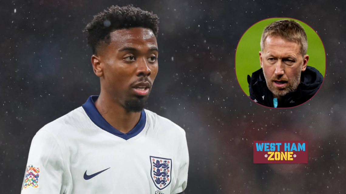 Angel Gomes Graham Potter West Ham United