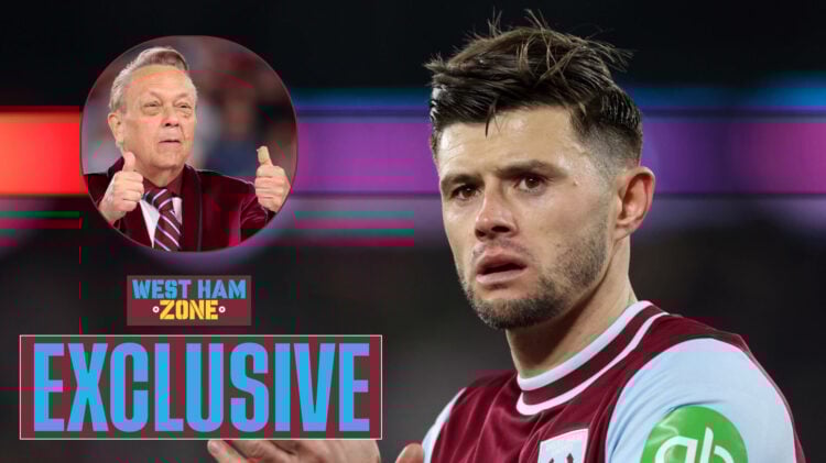 Aaron Cresswell and David Sullivan at West Ham United.