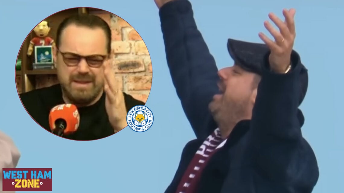 West Ham Leicester City Danny Dyer