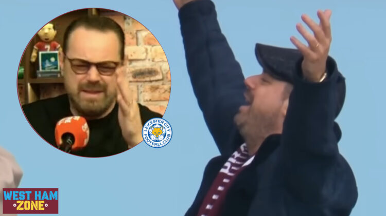 West Ham Leicester City Danny Dyer