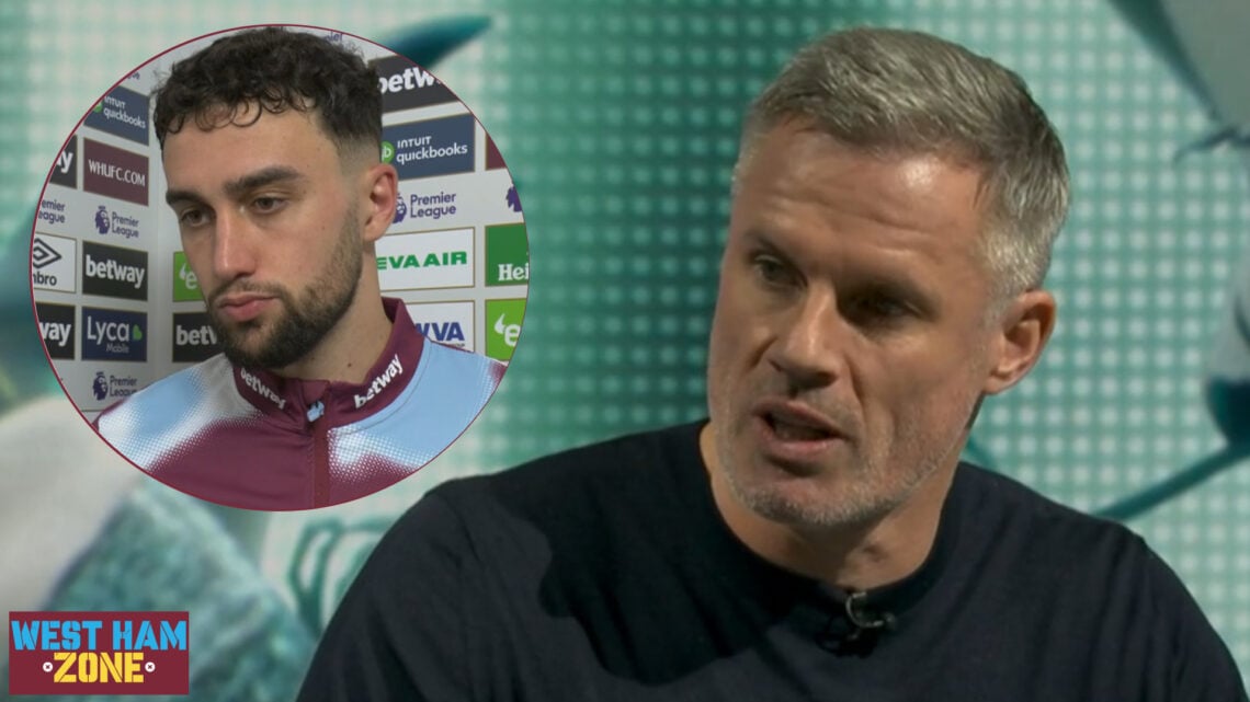 Jamie Carragher slams Max Kilman incident in West Ham v Newcastle.