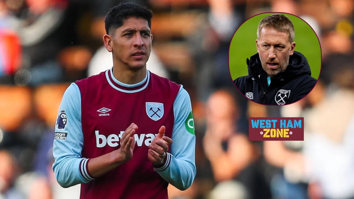 Edson Alvarez, West Ham, Graham Potter