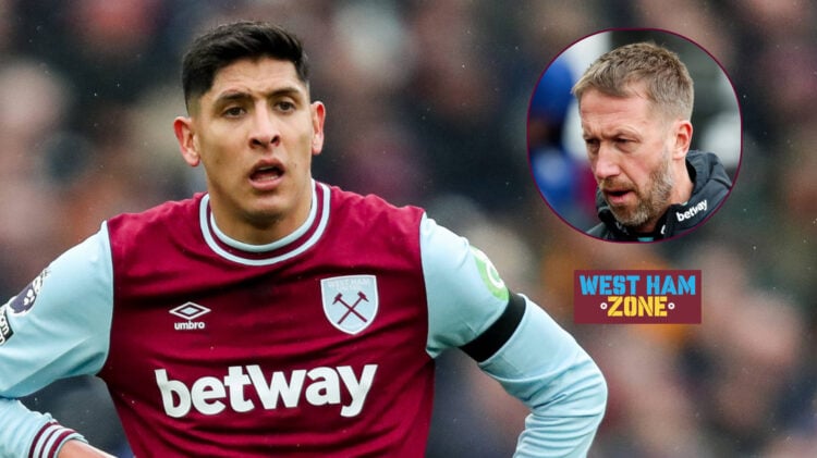 Edson Alvarez, Graham Potter, West Ham