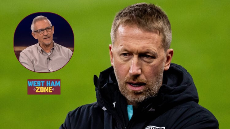 Graham Potter, Gary Lineker, West Ham