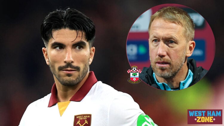 West Ham Southampton Carlos Soler Graham Potter