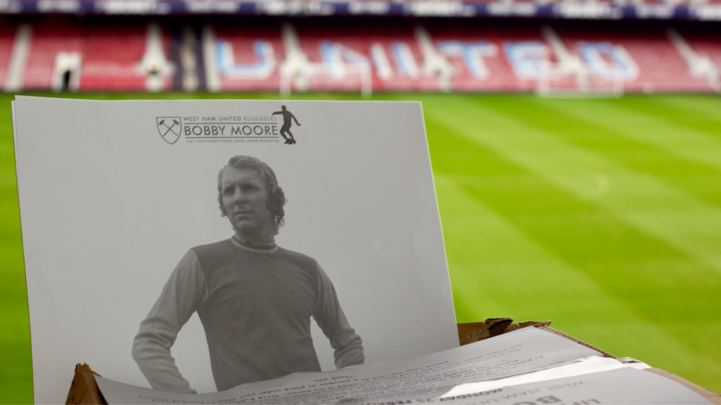 West Ham United legend Bobby Moore