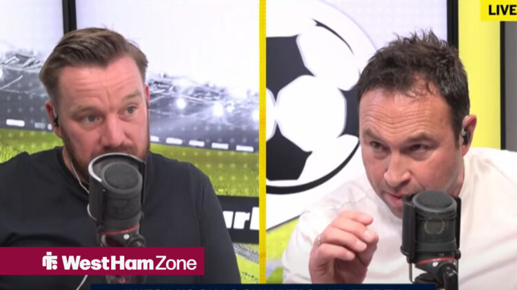 Jamie O'Hara and Jason Cundy in talkSPORT studio