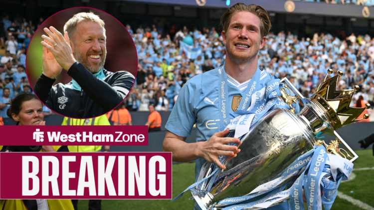 West Ham made an approach for Kevin De Bruyne
