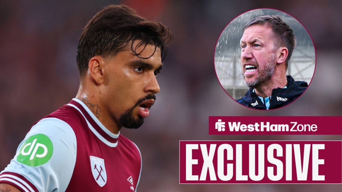 Lucas Paqueta's West Ham future is uncertain.