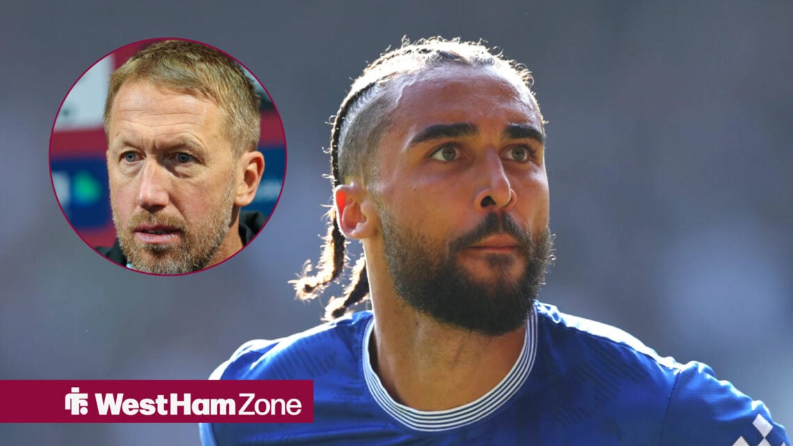 Dominic Calvert-Lewin and Graham Potter