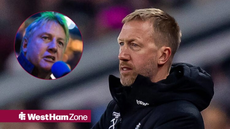Frank McAvennie and Graham Potter