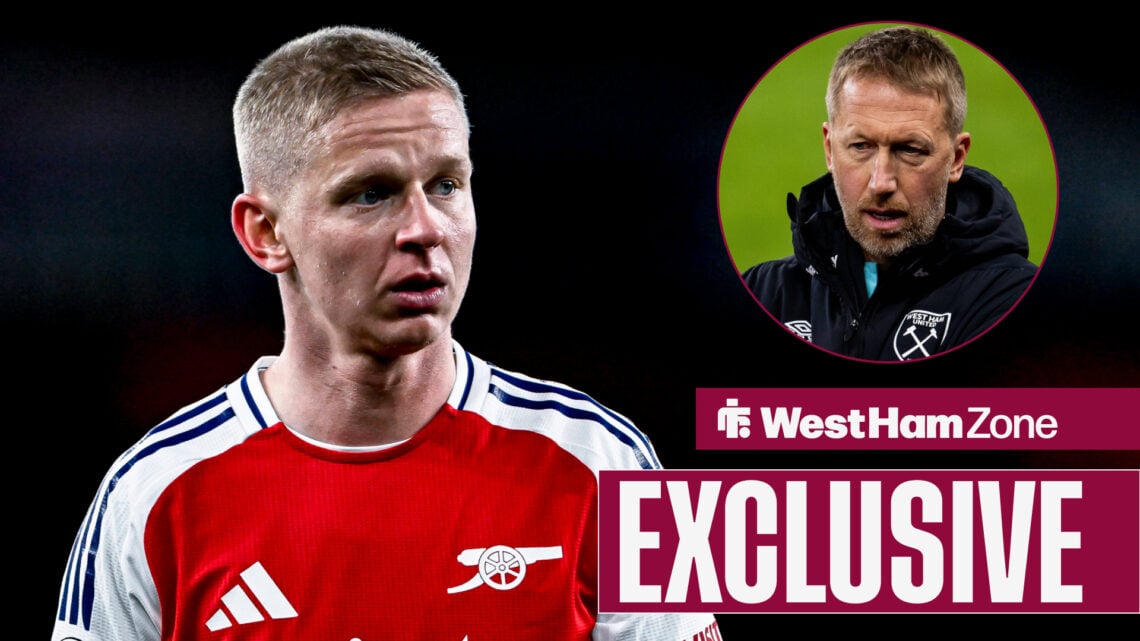 West Ham Arsenal Oleksandr Zinchenko Graham Potter