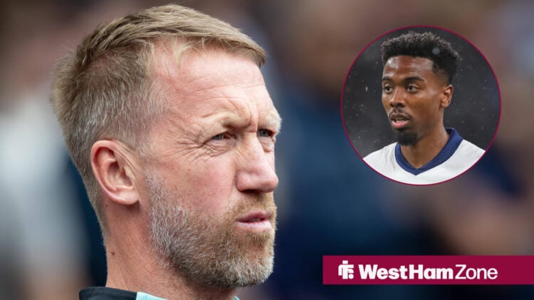 West Ham Graham Potter Angel Gomes