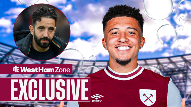 West Ham Jadon Sancho Ruben Amorim