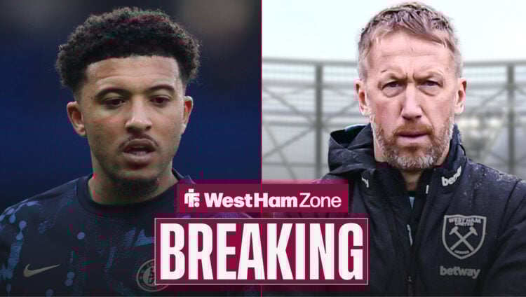 Manchester United star Jadon Sancho is linked with West Ham.