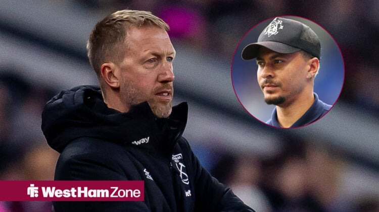 Dele Alli and Graham Potter