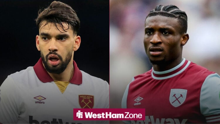 West Ham stars Mohammed Kudus and Lucas Paqueta.
