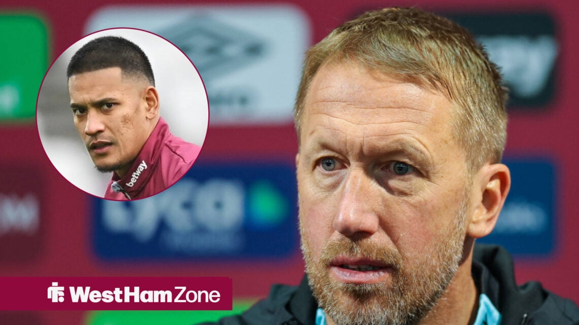 Graham Potter and Alphonse Areola