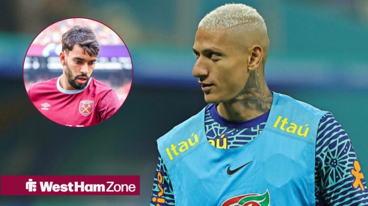 Tottenham star Richarlison reacts to Lucas Paqueta latest at West Ham.