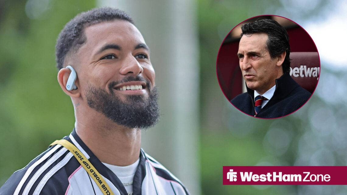 West Ham Aston Villa Douglas Luiz Unai Emery