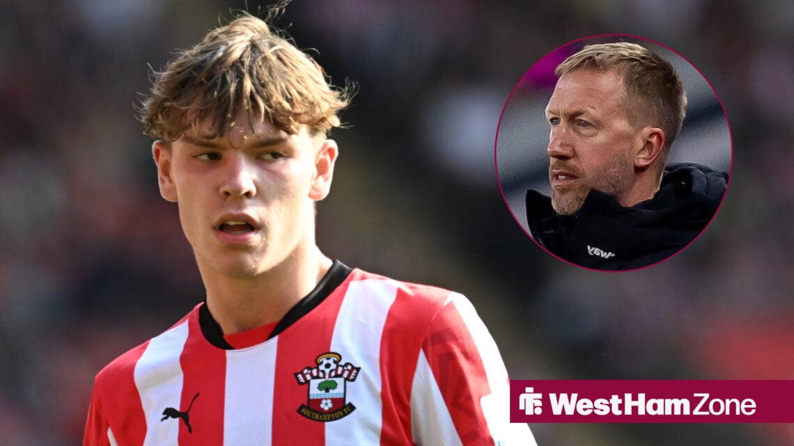 West Ham Southampton Tyler Dibling Graham Potter
