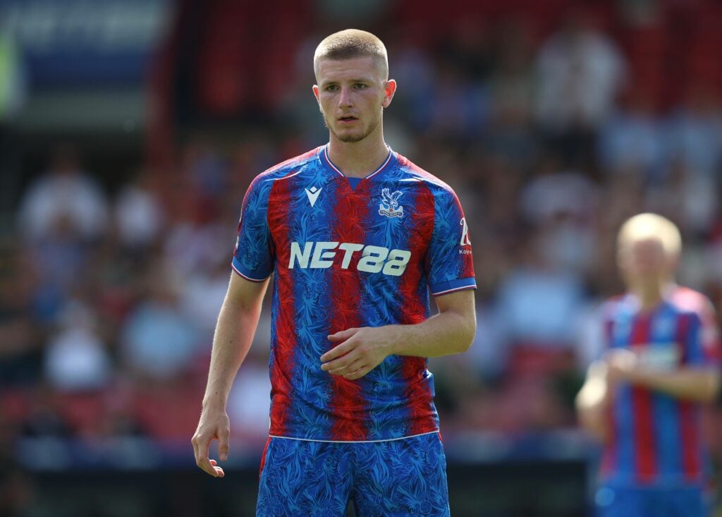 Adam Wharton playing for Crystal Palace