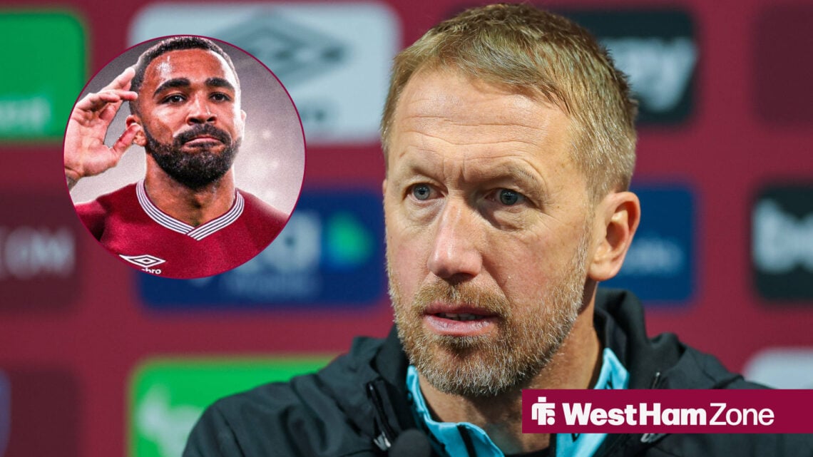 Callum Wilson and Graham Potter