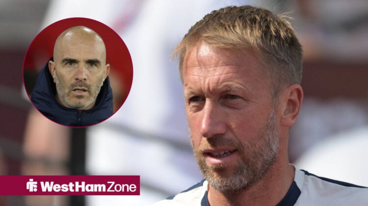 Graham Potter and Enzo Maresca looking ahead.