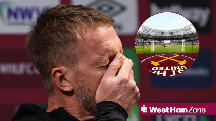 Graham Potter head in hands