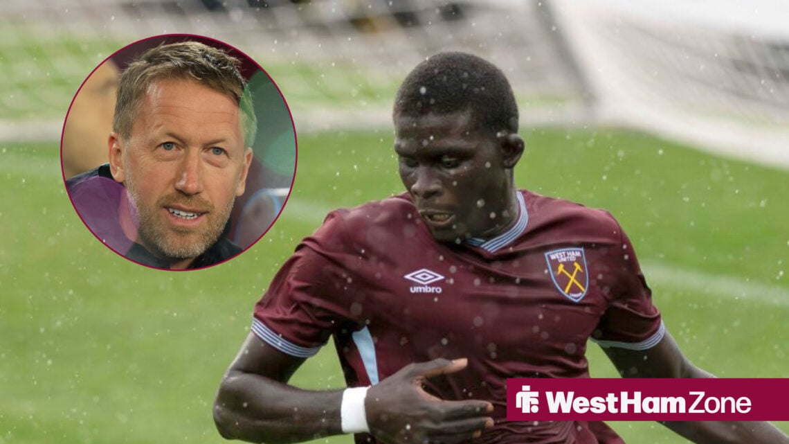 Graham Potter, West Ham, El Hadji Malick Diouf