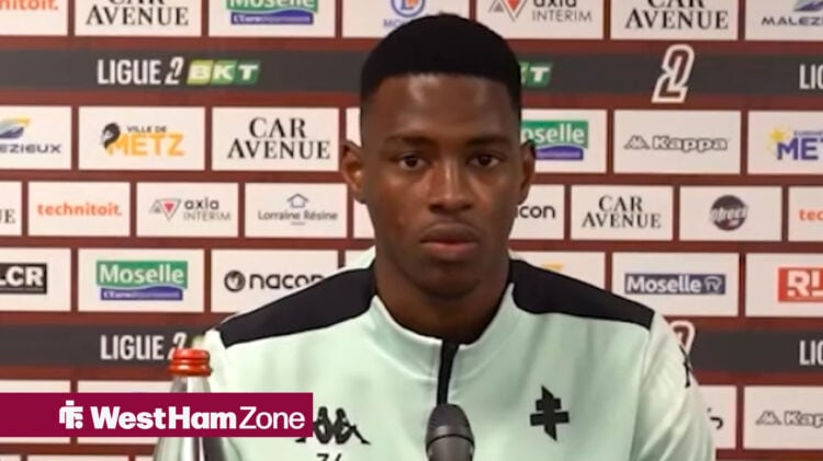 West Ham transfer news involving FC Metz star Idrissa Gueye.